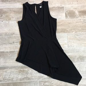 WHBM asymetrical blouse